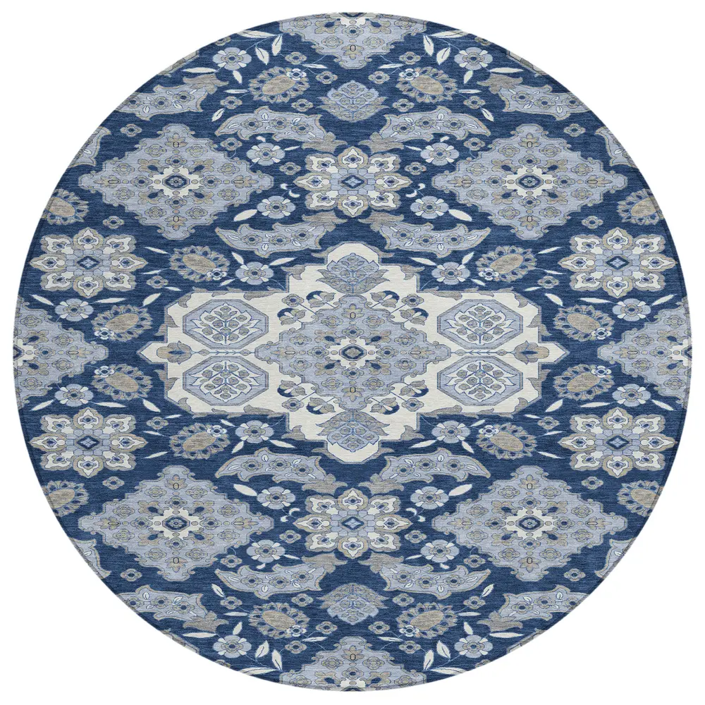Chantille ACN1853 Blue 8' x 8' Rug
