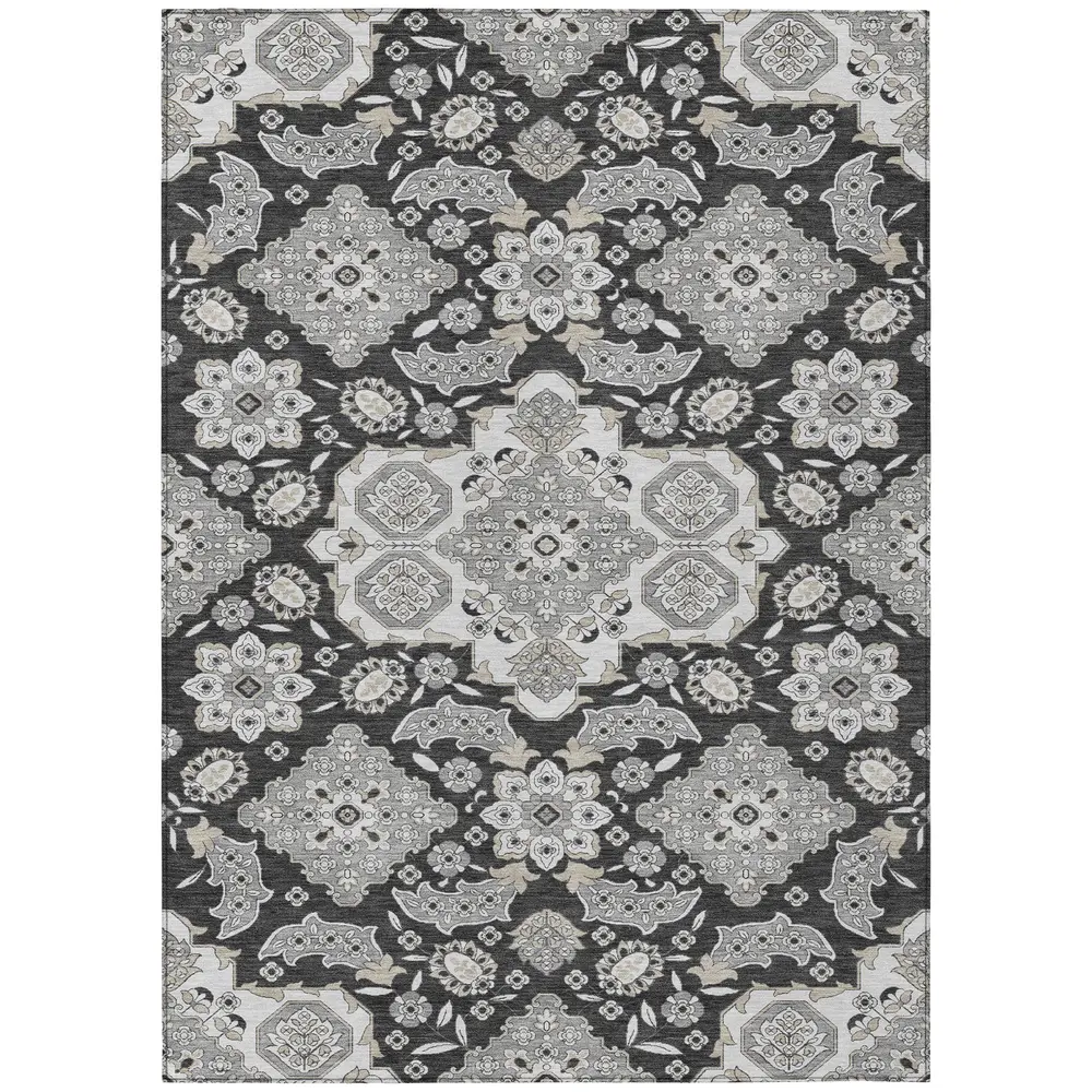 Chantille ACN1853 Charcoal 5' x 7'6