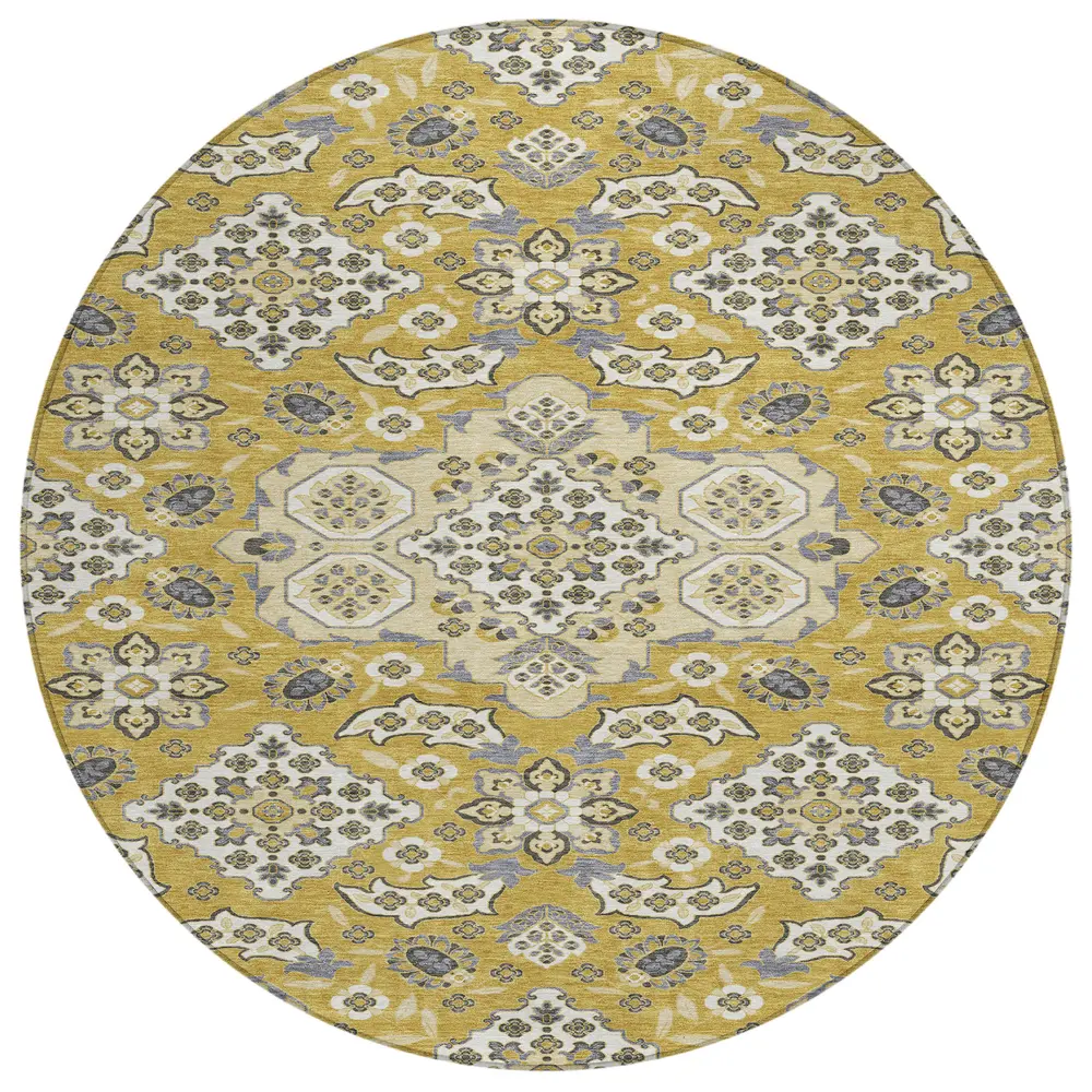 Chantille ACN1853 Gold 8' x 8' Rug