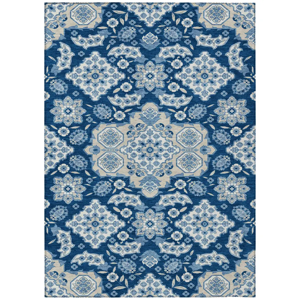 Chantille ACN1853 Navy 3' x 5' Rug