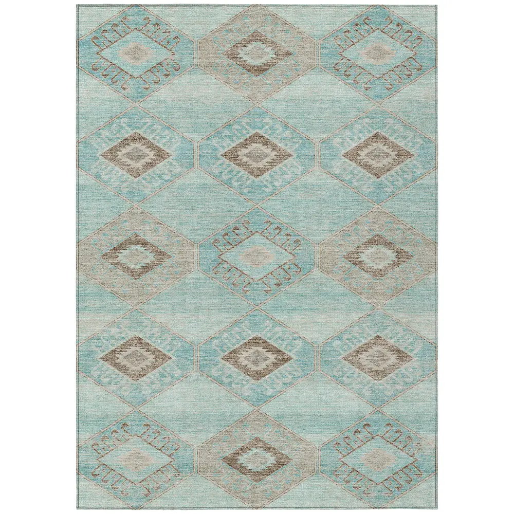 Chantille ACN1857 Teal 5' x 7'6
