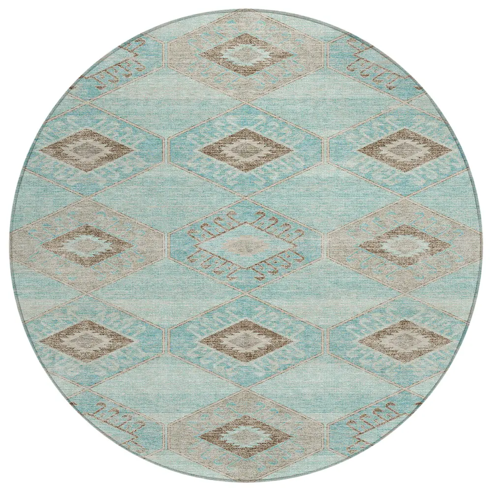 Chantille ACN1857 Teal 8' x 8' Rug