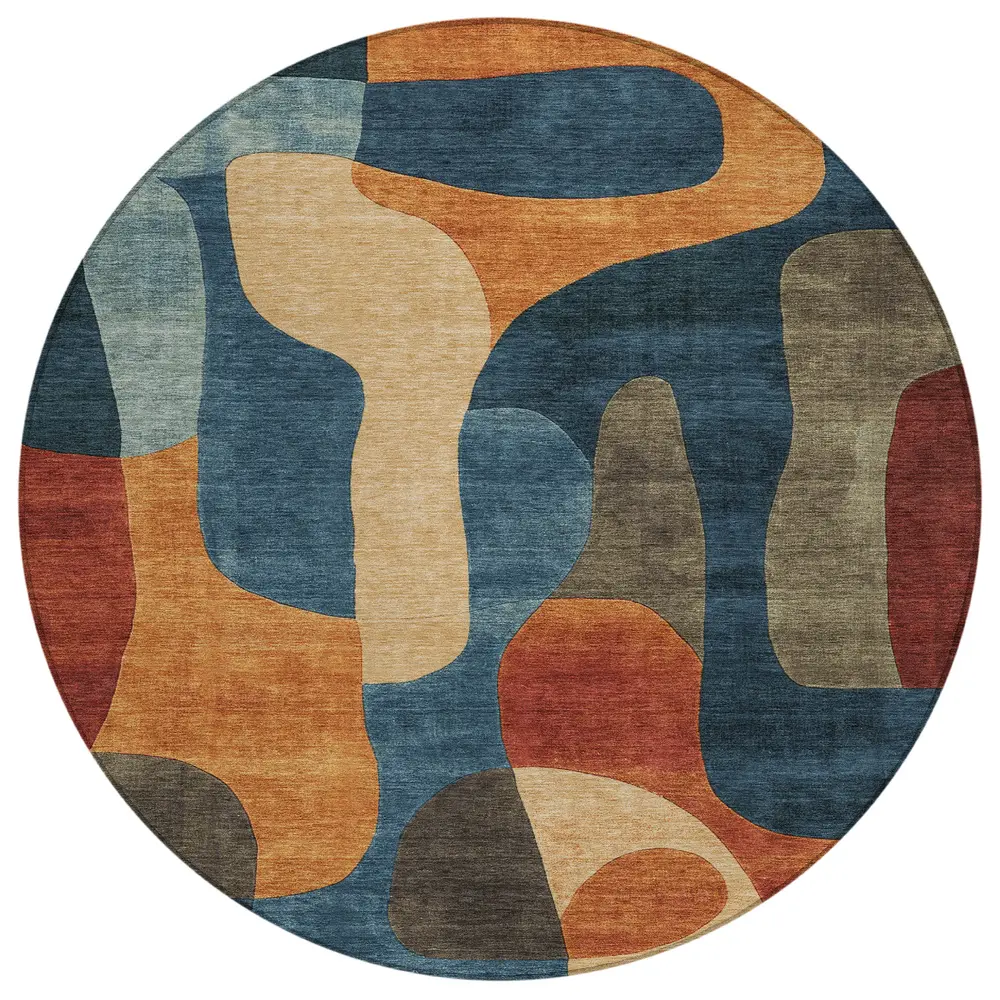 Chantille ACN1867 Navy 8' x 8' Rug