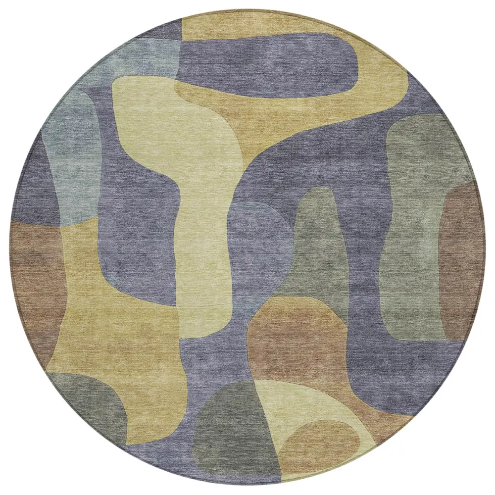 Chantille ACN1867 Purple 8' x 8' Rug