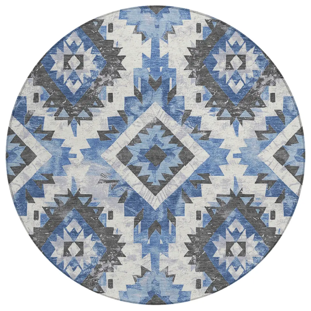 Chantille ACN1878 Blue 8' x 8' Rug