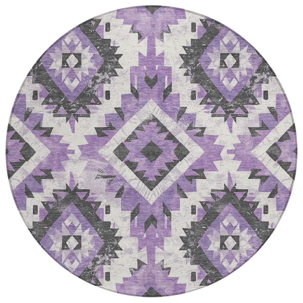 Chantille ACN1878 Purple 8' x 8' Rug