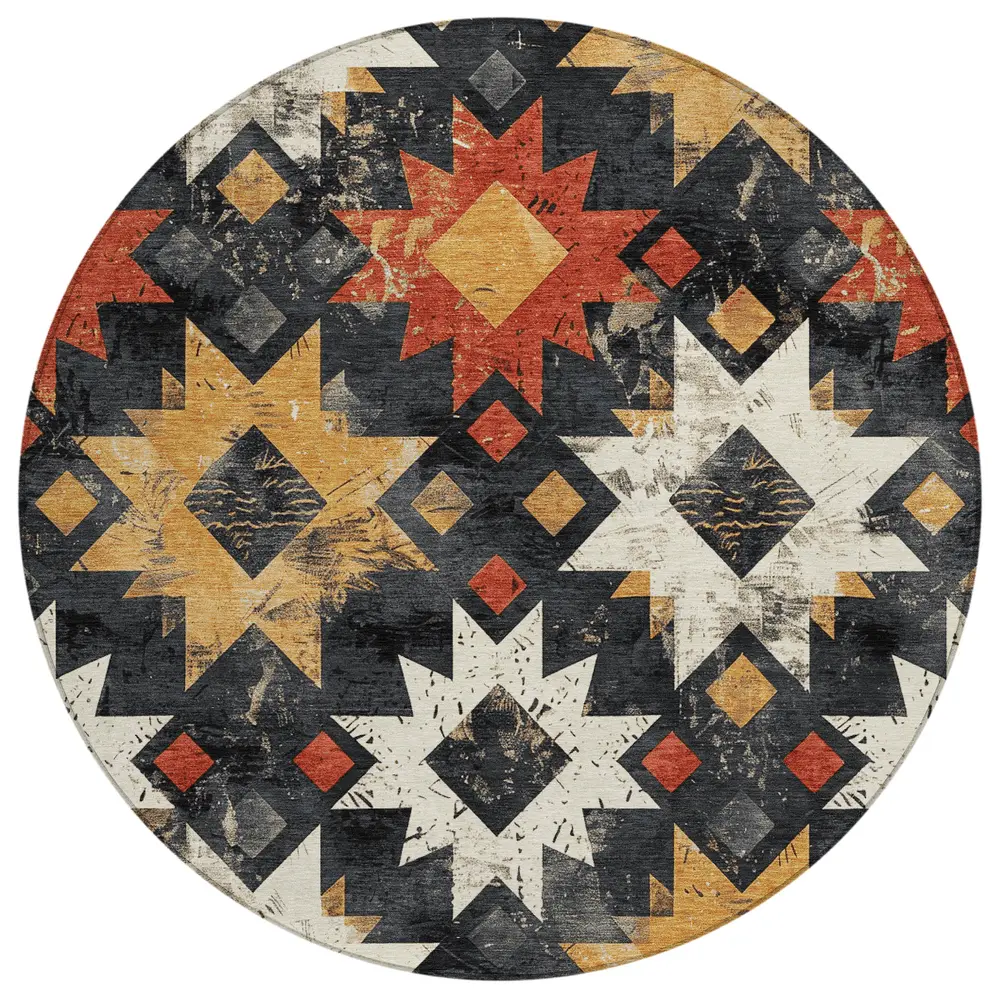 Chantille ACN1879 Black 8' x 8' Rug