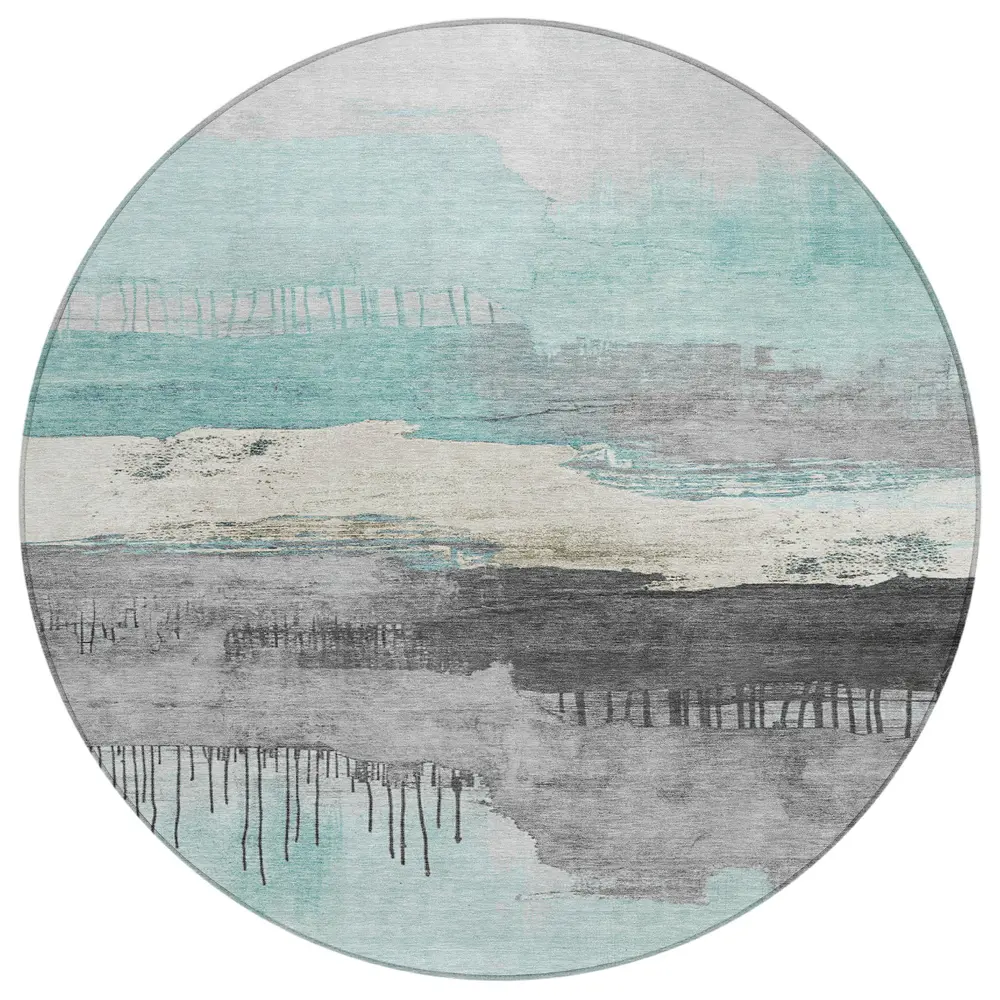Chantille ACN1880 Teal 8' x 8' Rug