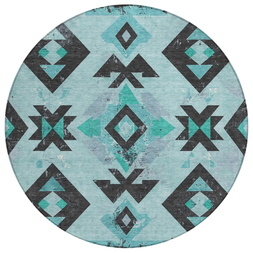 Chantille ACN1882 Teal 8' x 8' Rug