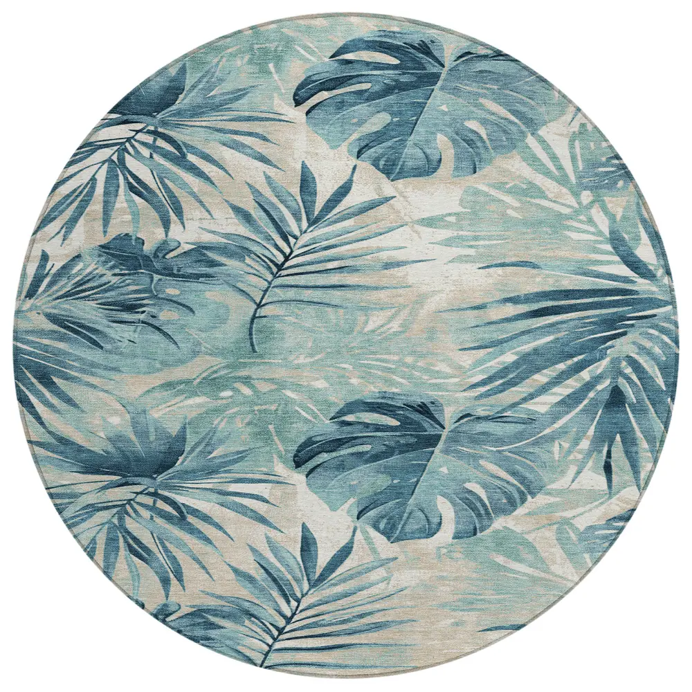 Chantille ACN1886 Teal 8' x 8' Rug