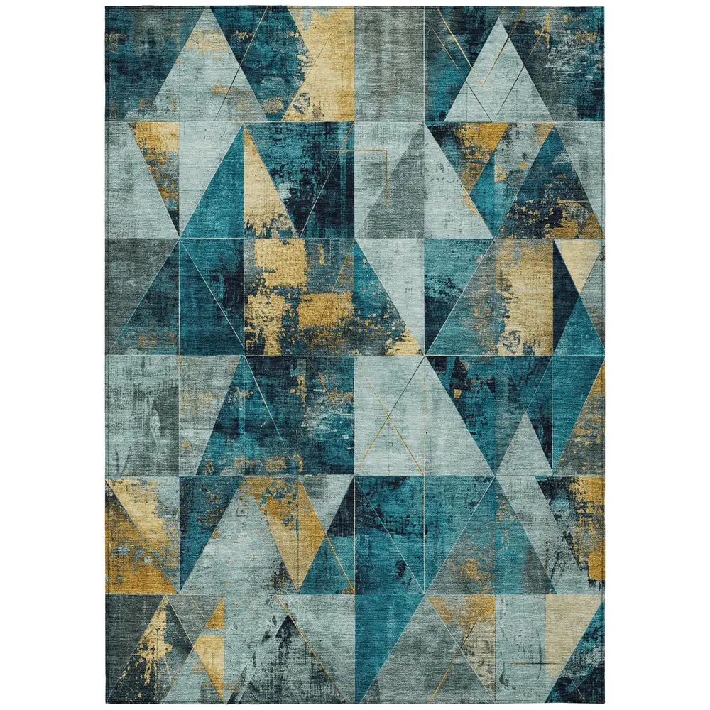 Chantille ACN1888 Teal 3' x 5' Rug