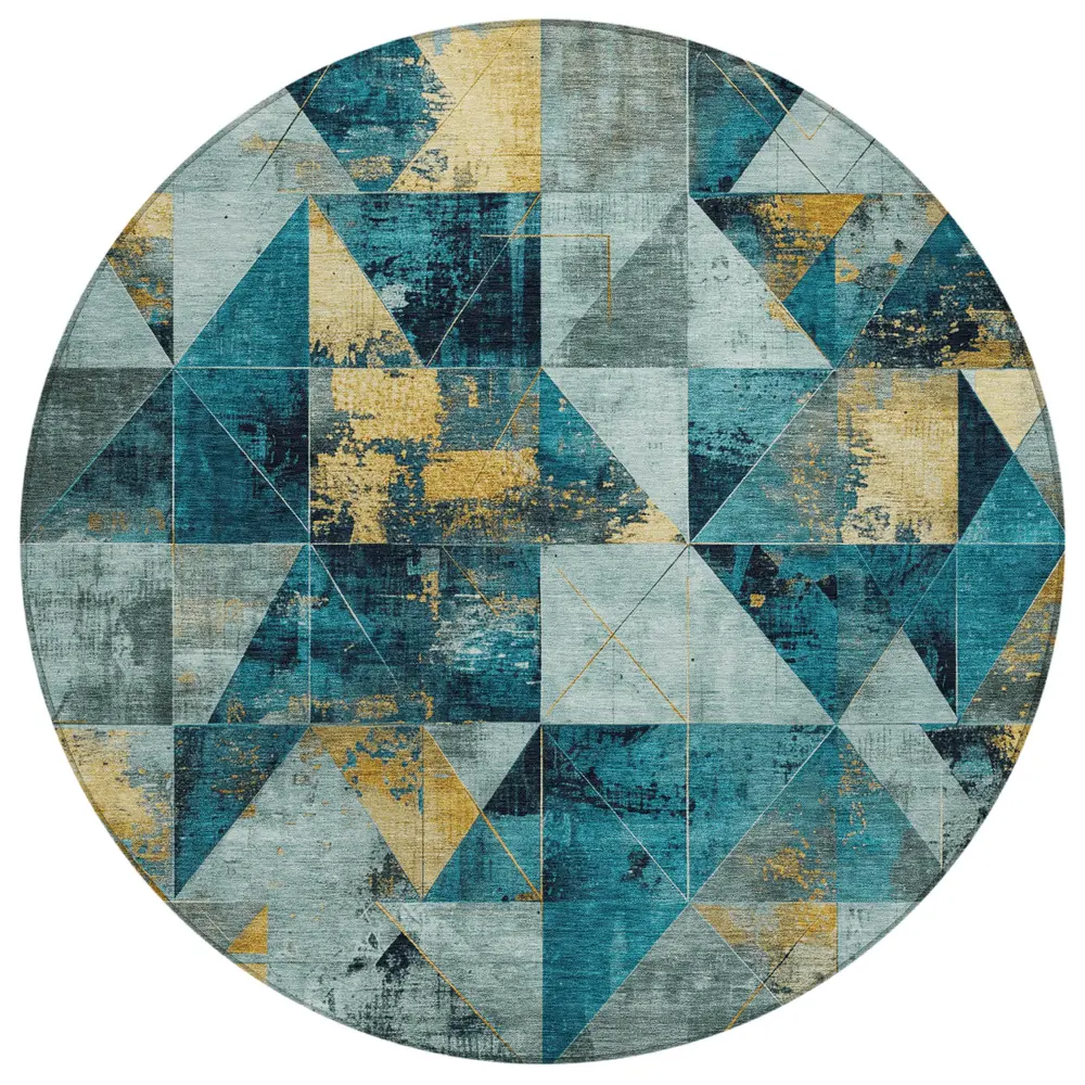 Chantille ACN1888 Teal 8' x 8' Rug