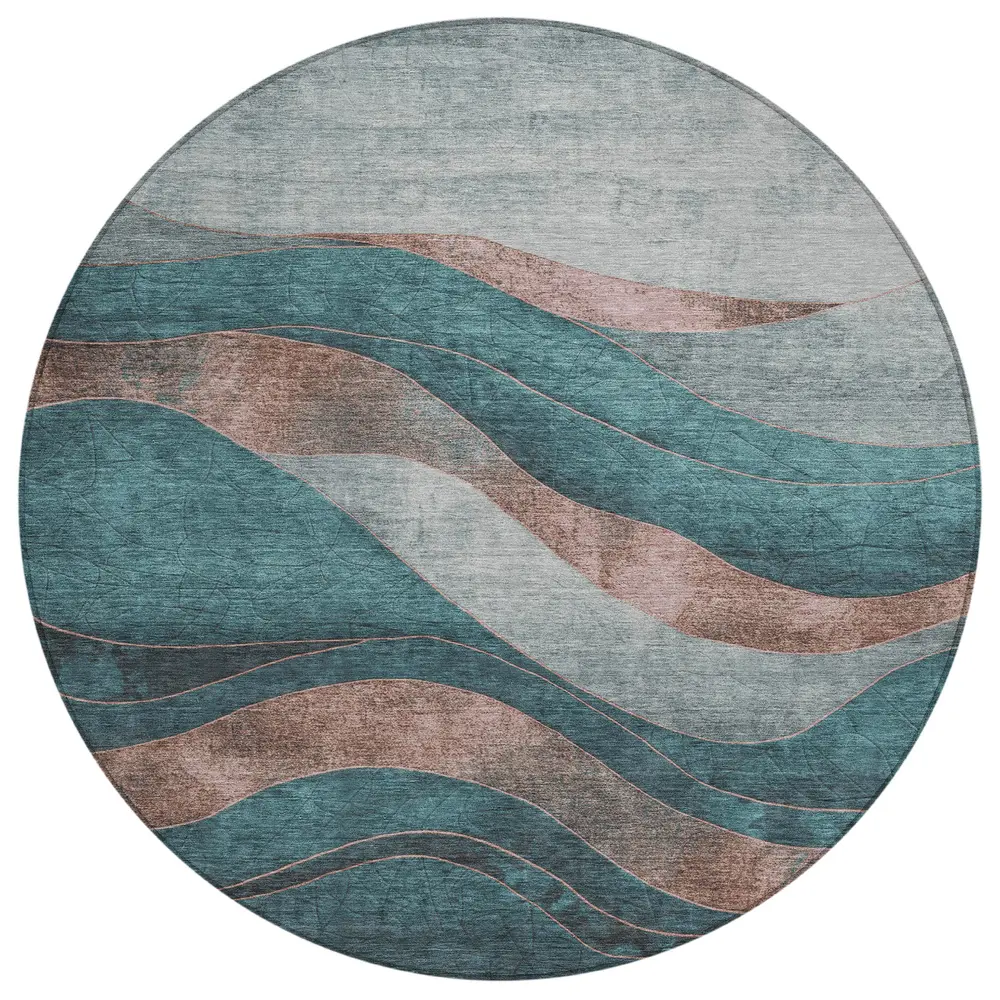 Chantille ACN1892 Teal 8' x 8' Rug