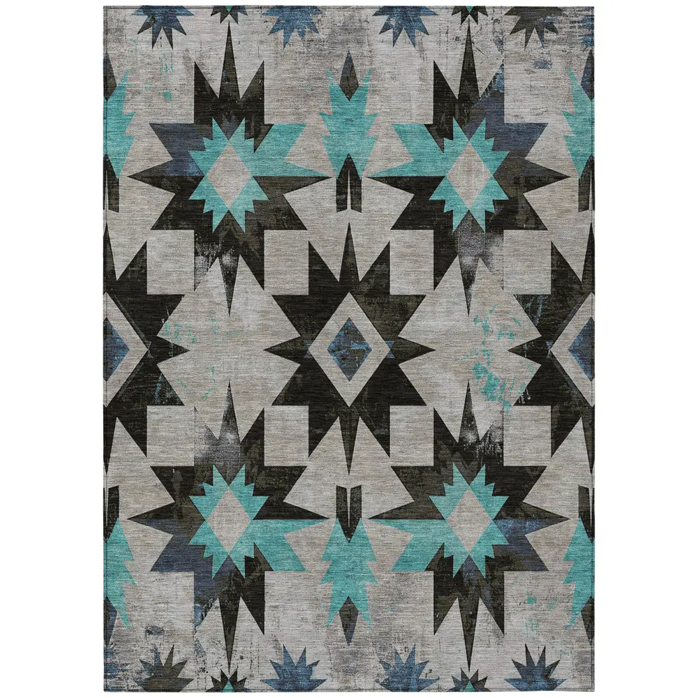 Chantille ACN1893 Black 3' x 5' Rug