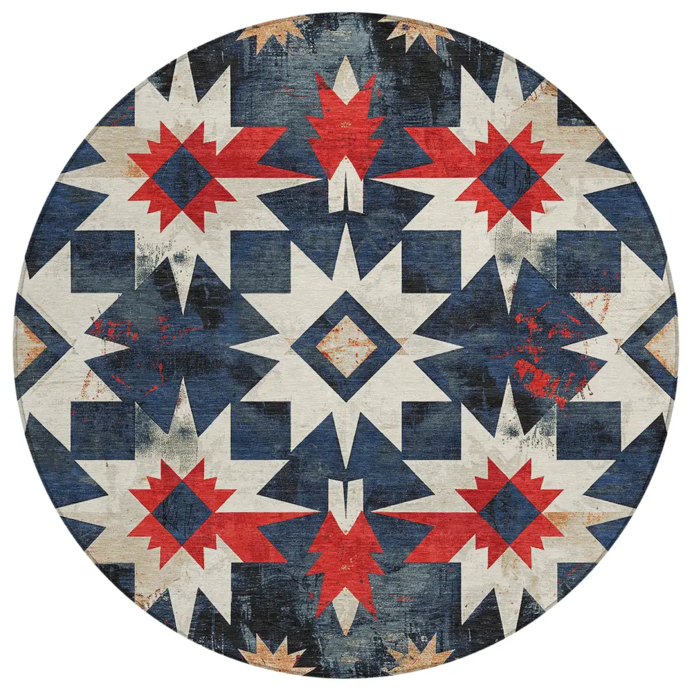 Chantille ACN1893 Navy 8' x 8' Rug