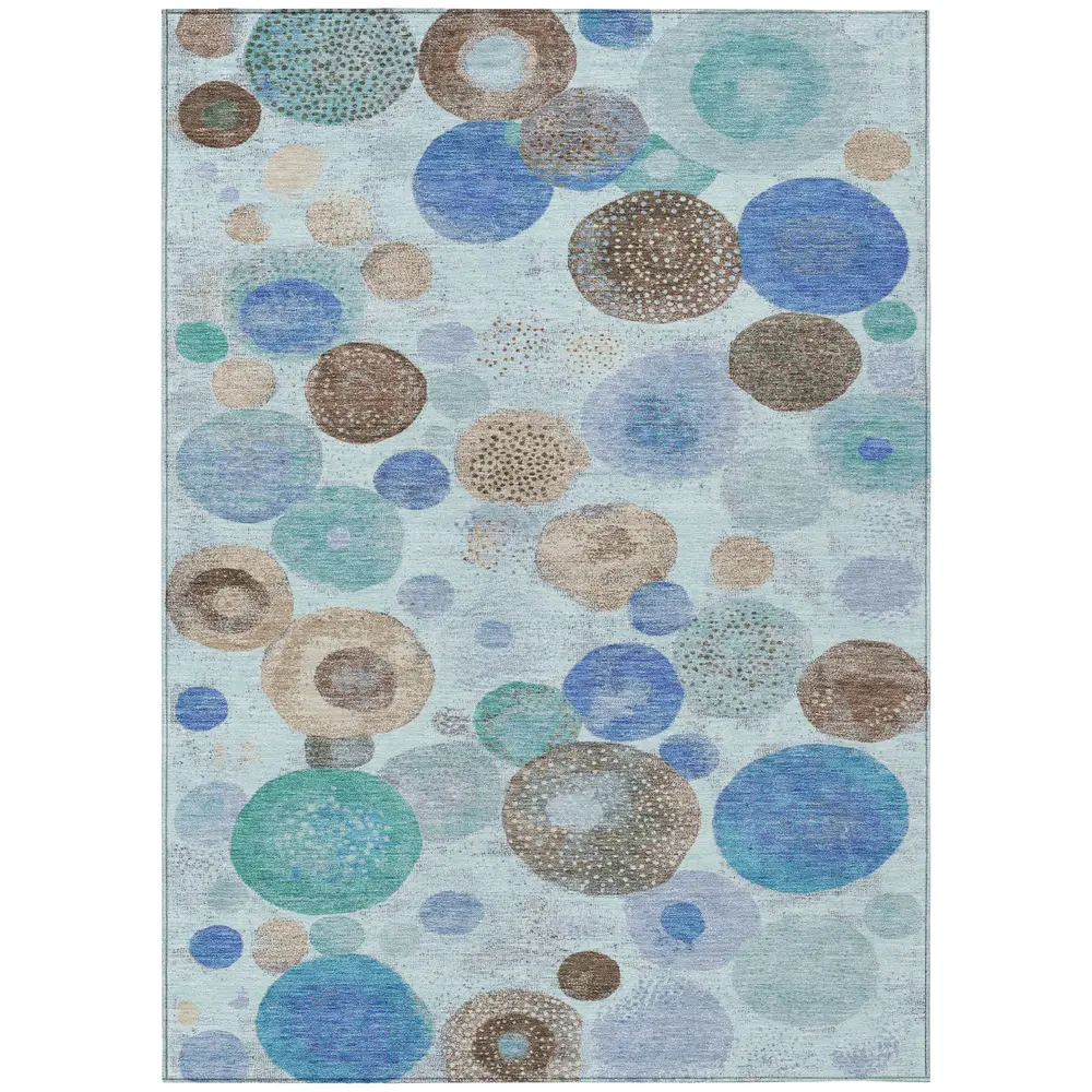 Chantille ACN1896 Teal 3' x 5' Rug