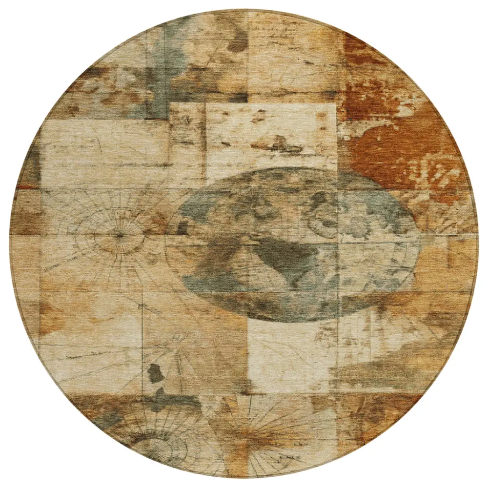 Chantille ACN1905 Beige 8' x 8' Rug