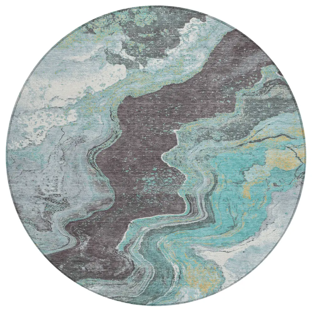 Chantille ACN1907 Teal 8' x 8' Rug