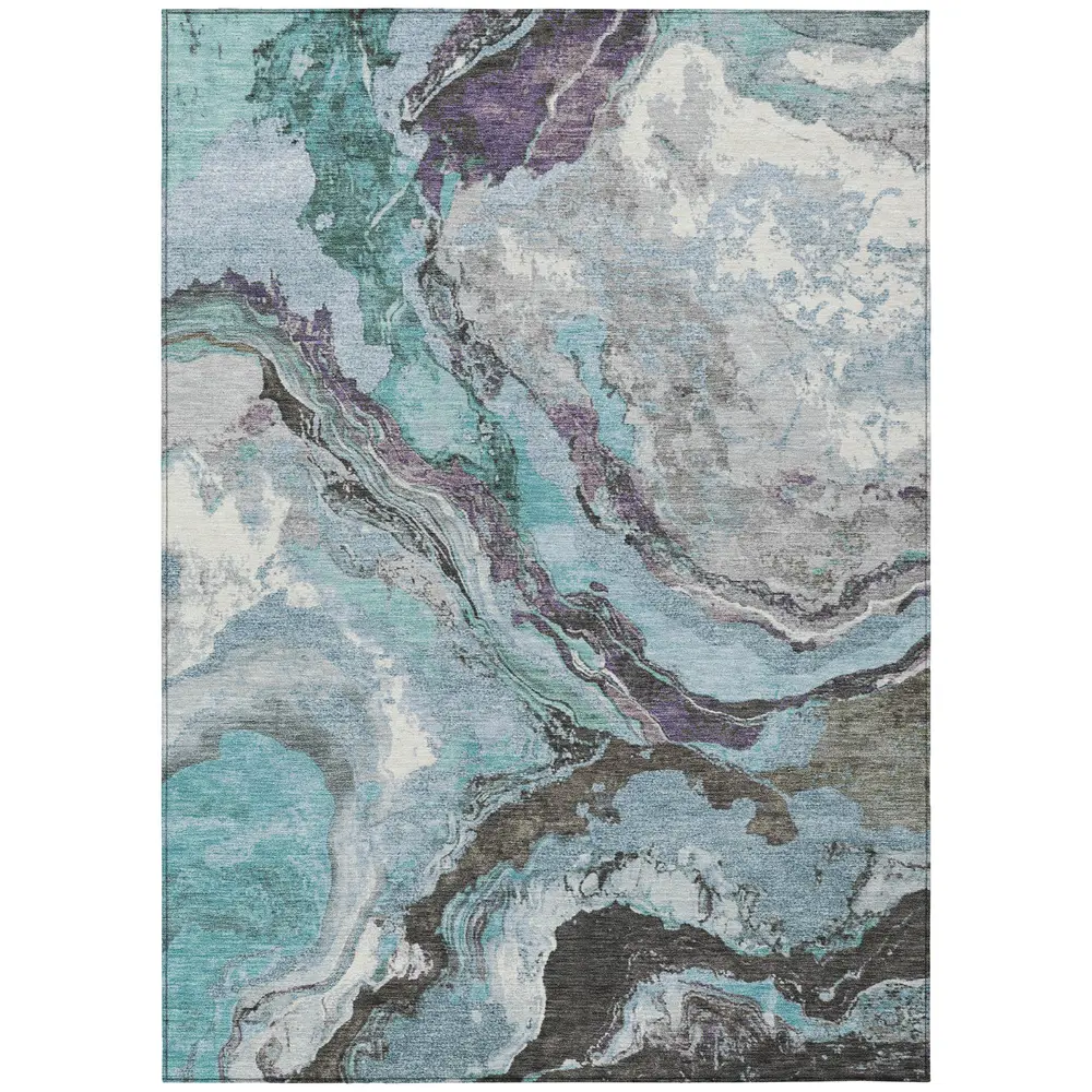 Chantille ACN1908 Teal 3' x 5' Rug