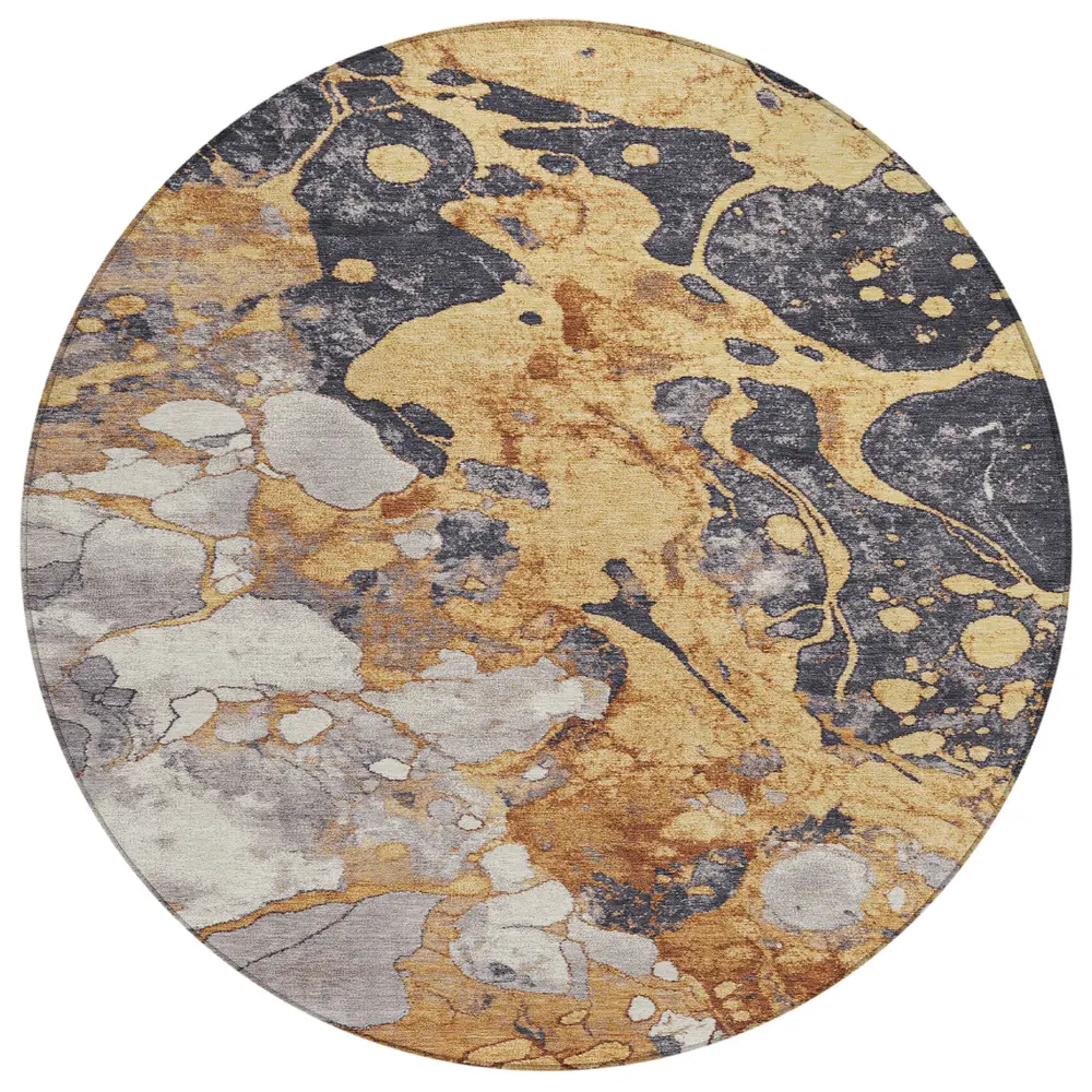 Chantille ACN1909 Gold 8' x 8' Rug