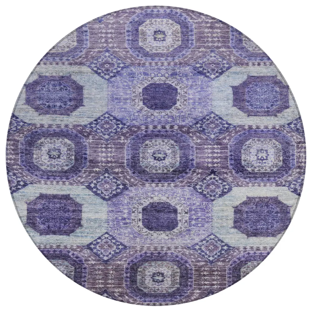 Chantille ACN1926 Purple 8' x 8' Rug