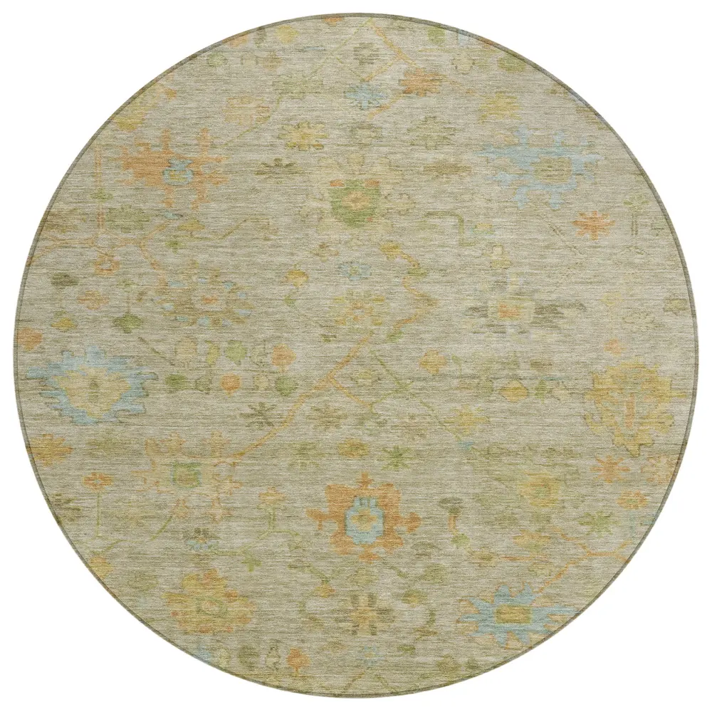 Chantille ACN1930 Khaki 8' x 8' Rug