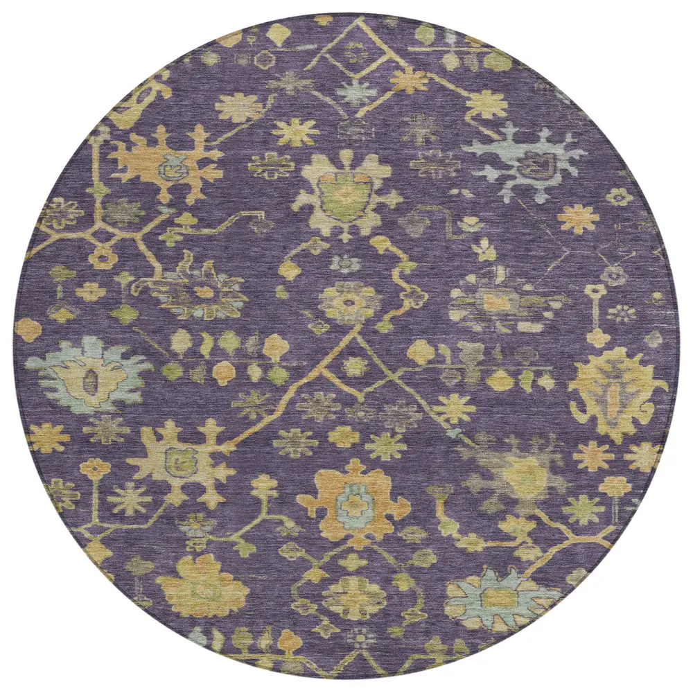 Chantille ACN1930 Purple 8' x 8' Rug
