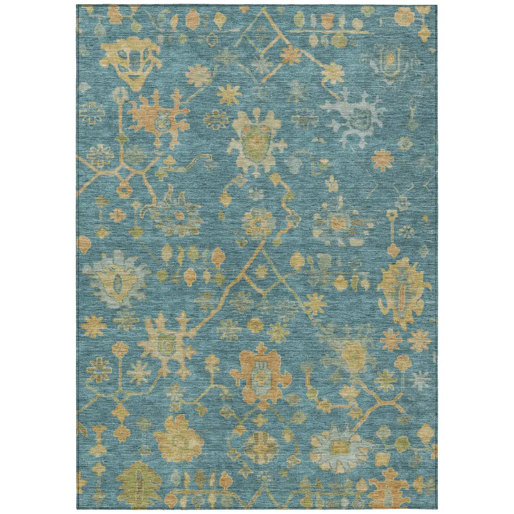 Chantille ACN1930 Teal 3' x 5' Rug