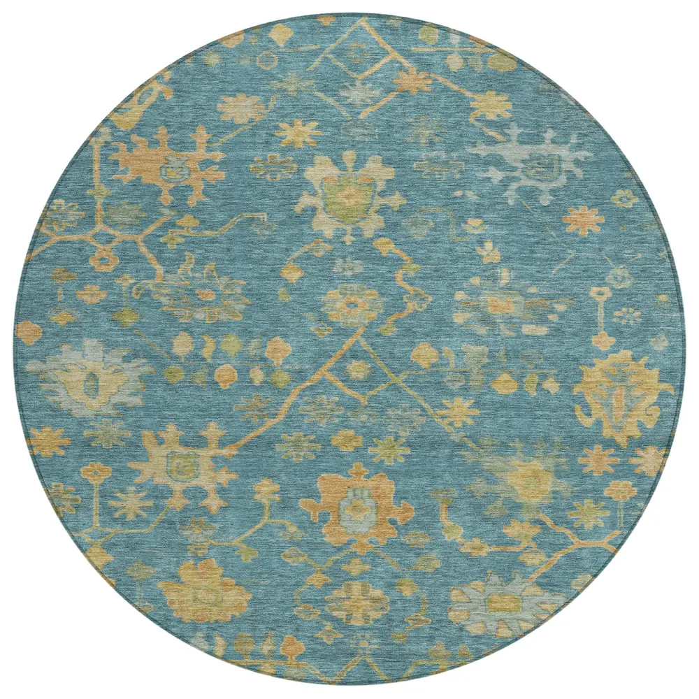 Chantille ACN1930 Teal 8' x 8' Rug
