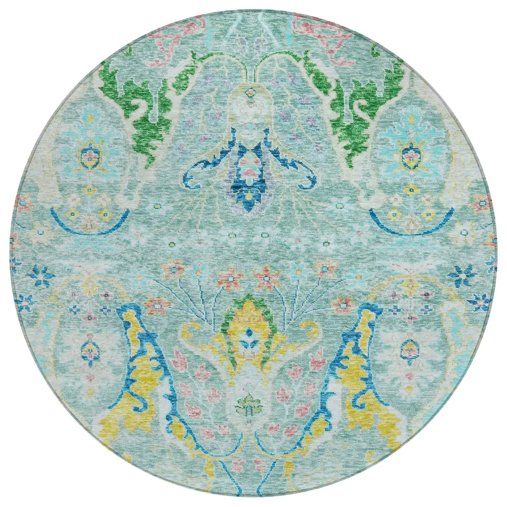 Chantille ACN1932 Teal 8' x 8' Rug