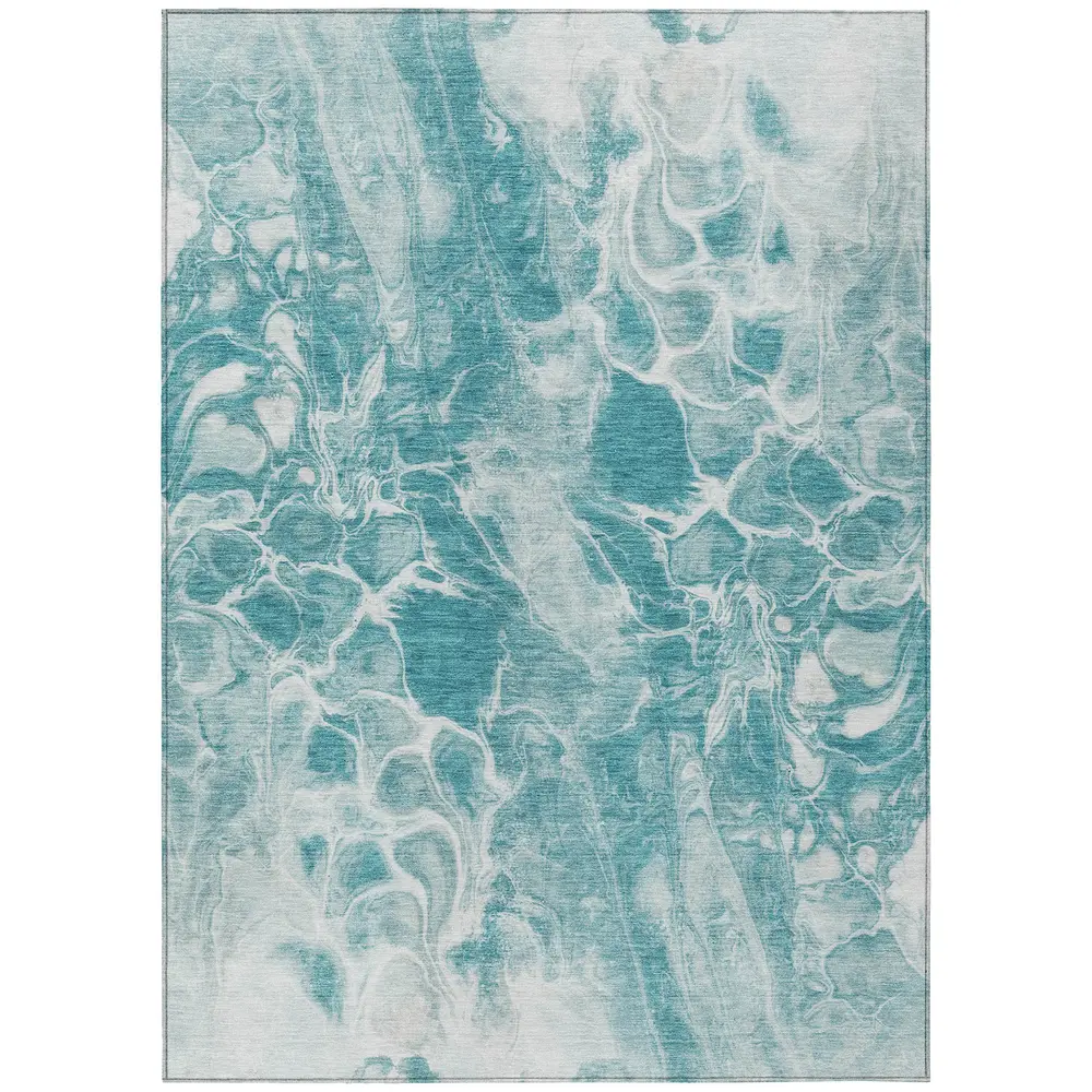 Chantille ACN1936 Teal 3' x 5' Rug