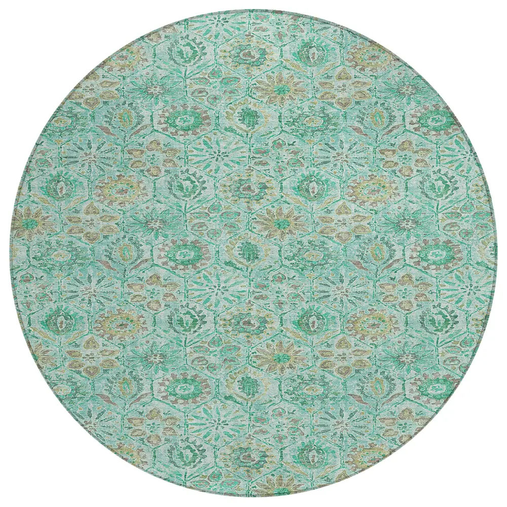 Chantille ACN1938 Aqua 8' x 8' Rug
