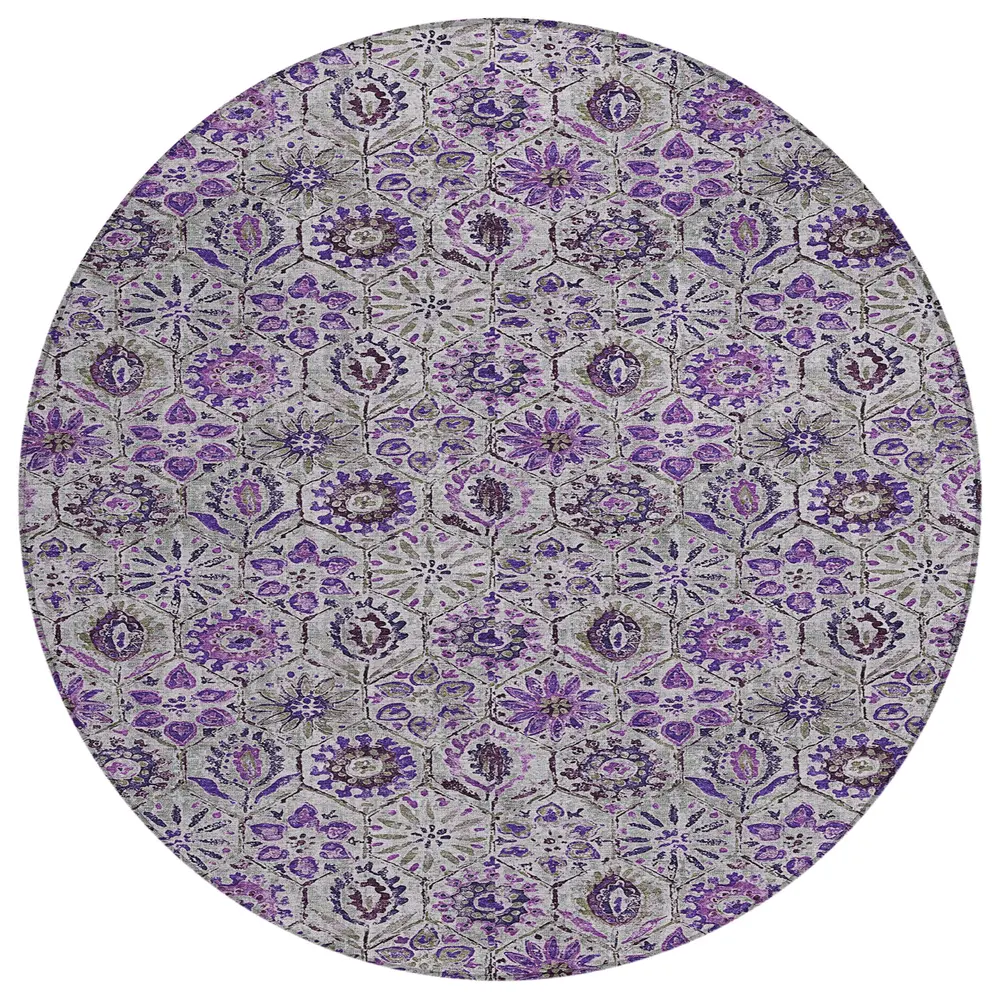 Chantille ACN1938 Purple 8' x 8' Rug