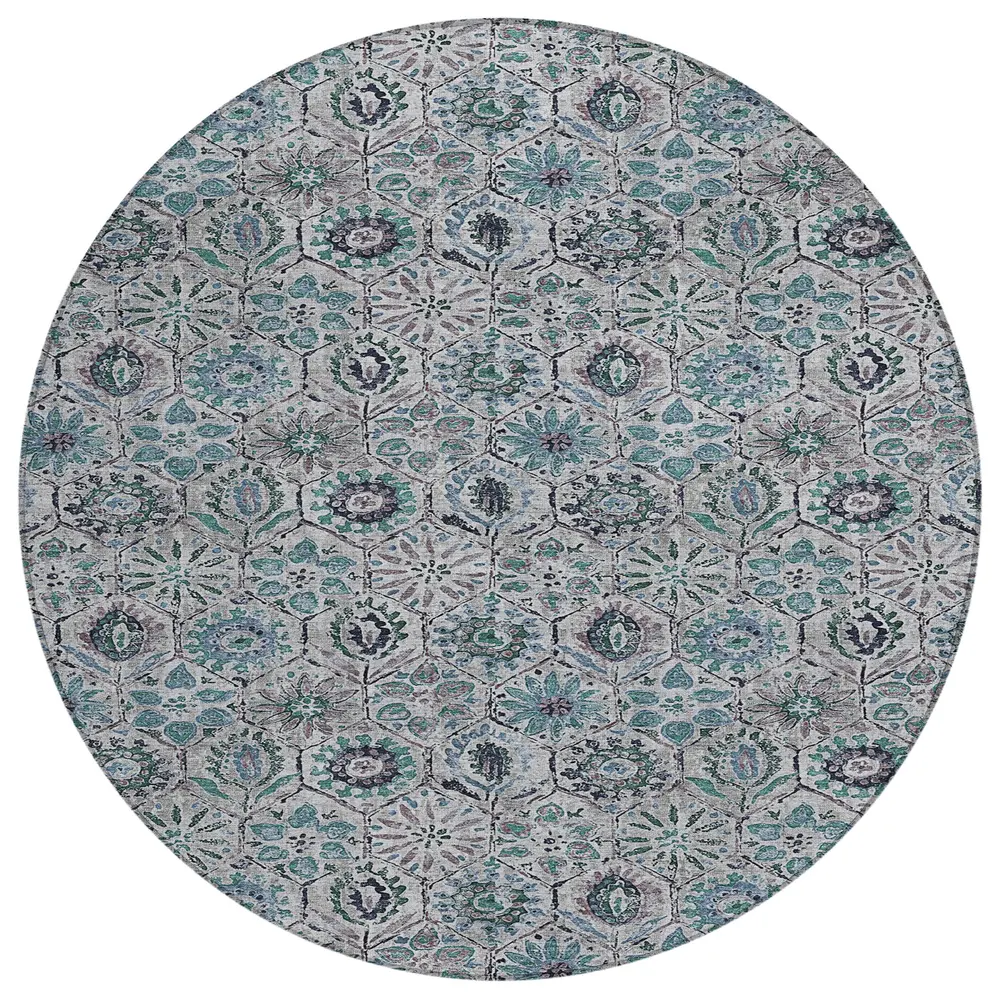 Chantille ACN1938 Teal 8' x 8' Rug