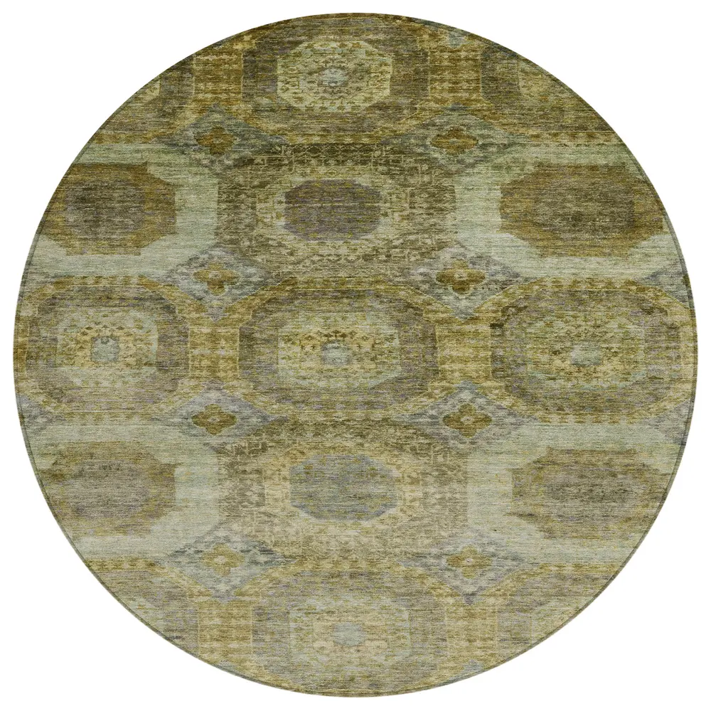 Chantille ACN1944 Gold 8' x 8' Rug