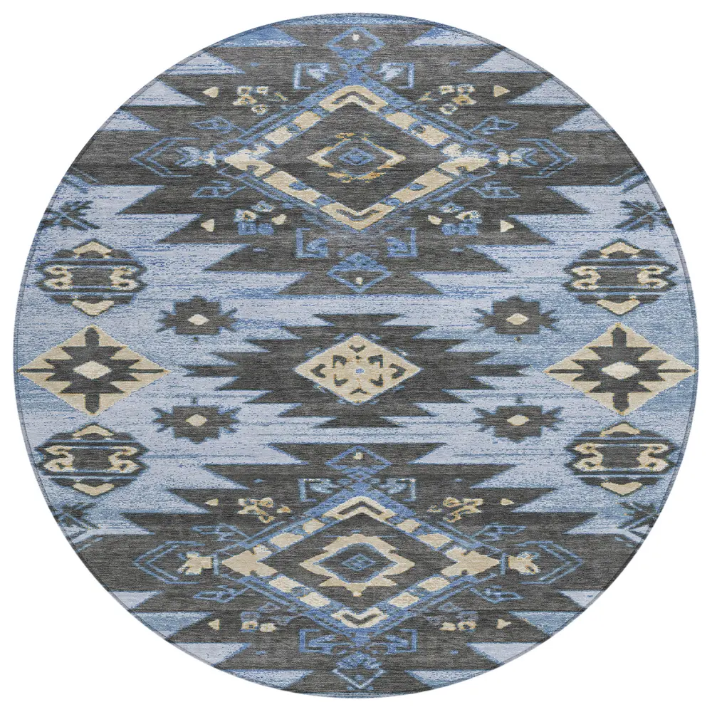 Chantille ACN1945 Blue 8' x 8' Rug