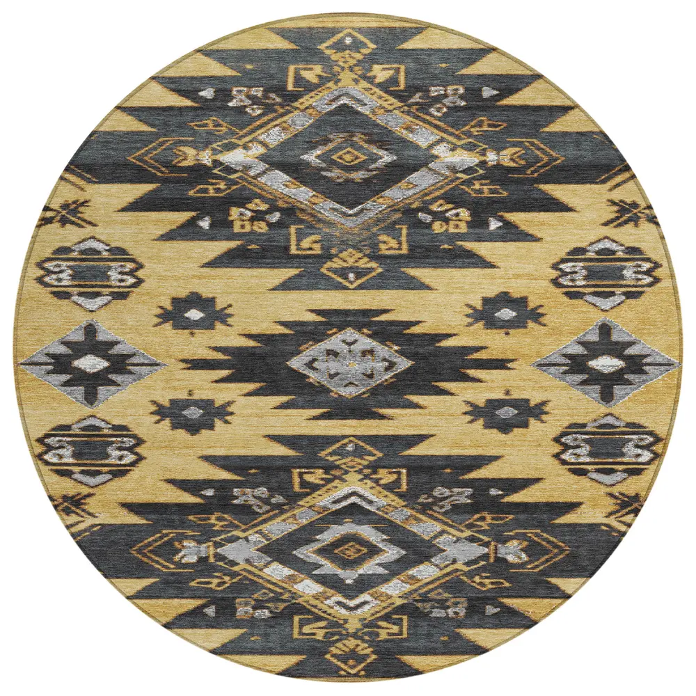 Chantille ACN1945 Gold 8' x 8' Rug