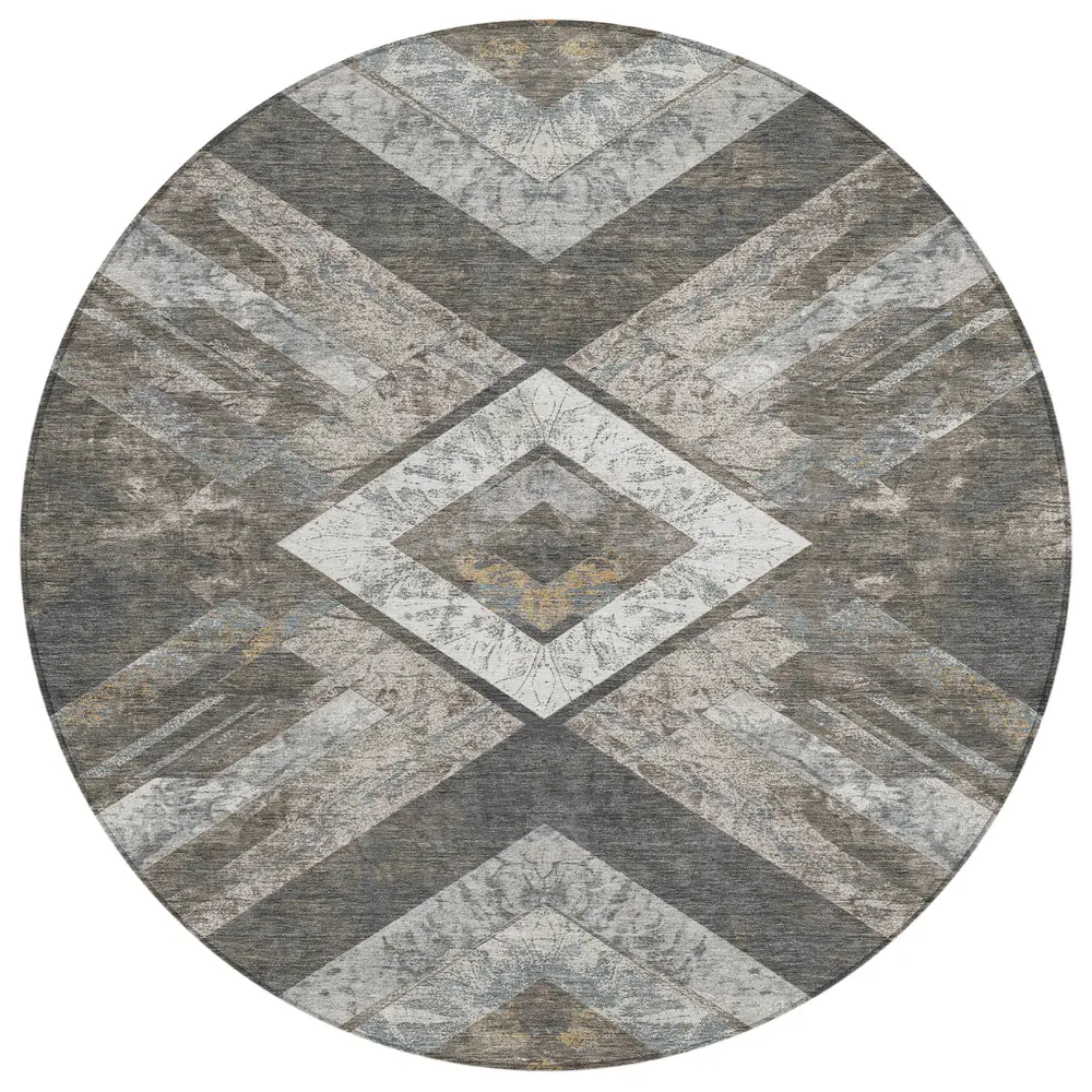 Chantille ACN1955 Brown 8' x 8' Rug