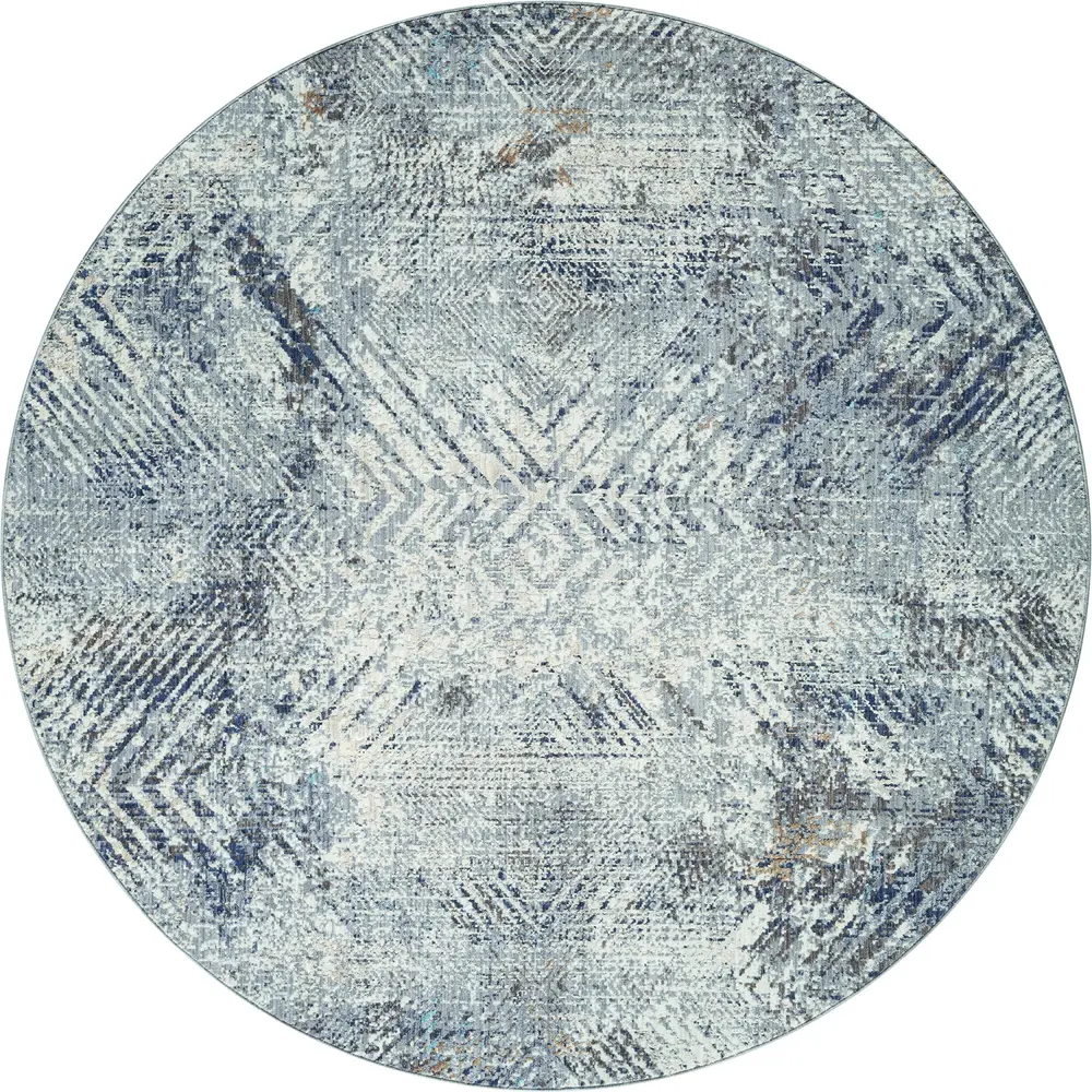 United Weavers Armada Fulton Blue Round Rug 7'11