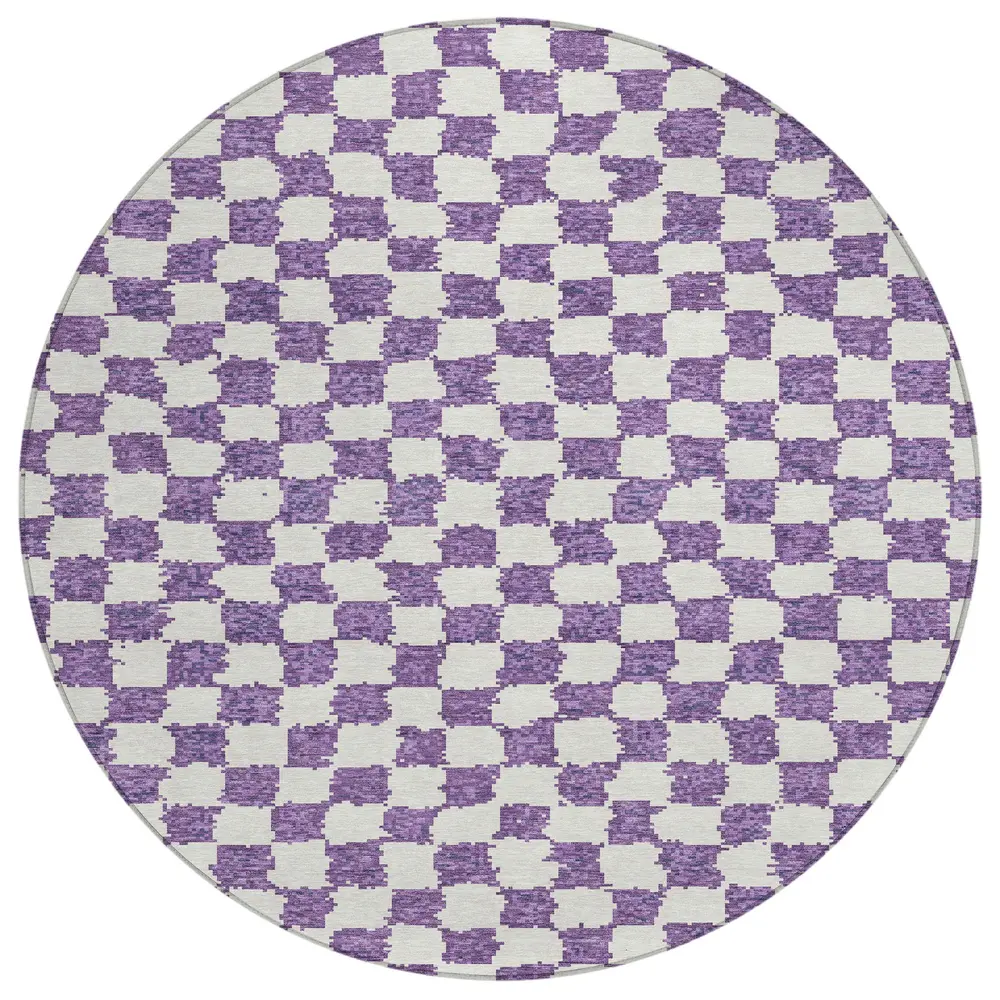 Chantille ACN1958 Purple 8' x 8' Rug