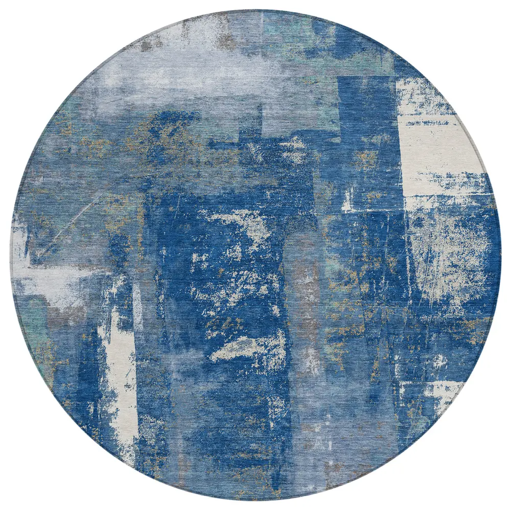 Chantille ACN1984 Navy 8' x 8' Rug