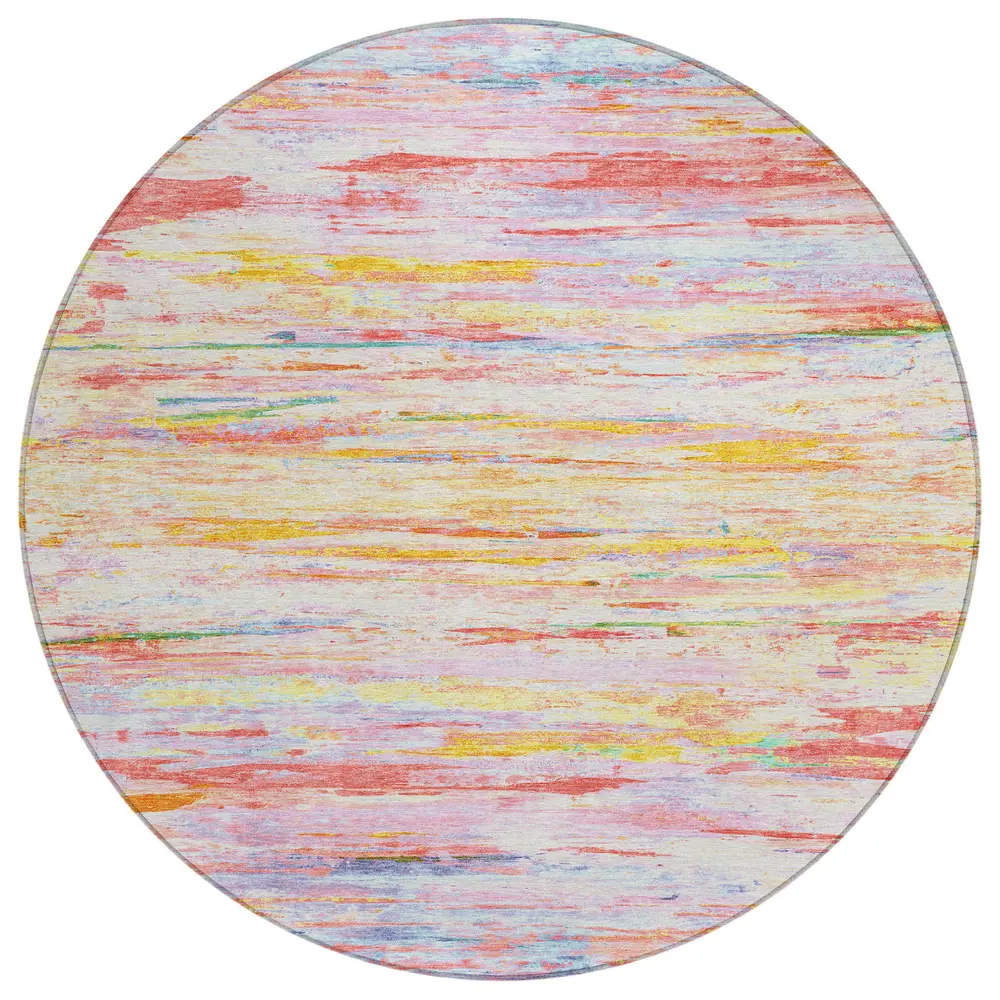 Chantille ACN1985 Coral 8' x 8' Rug