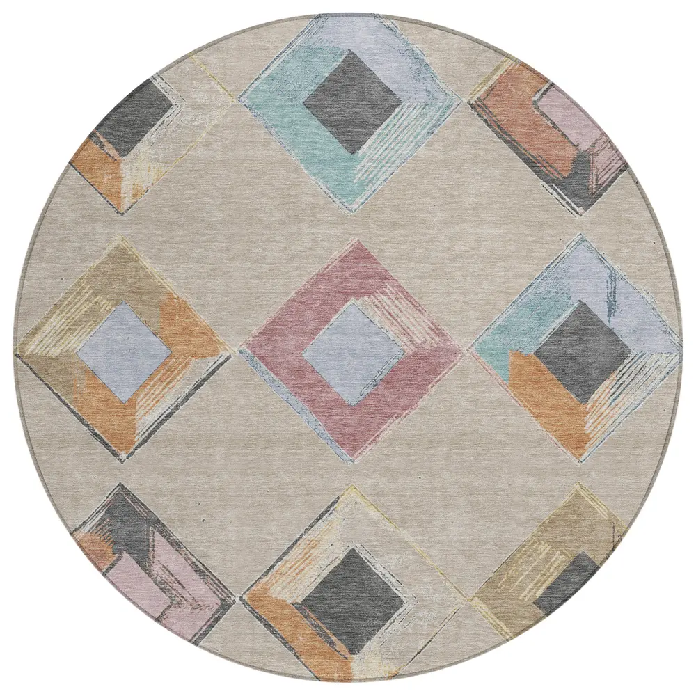 Chantille ACN2004 Beige 8' x 8' Rug