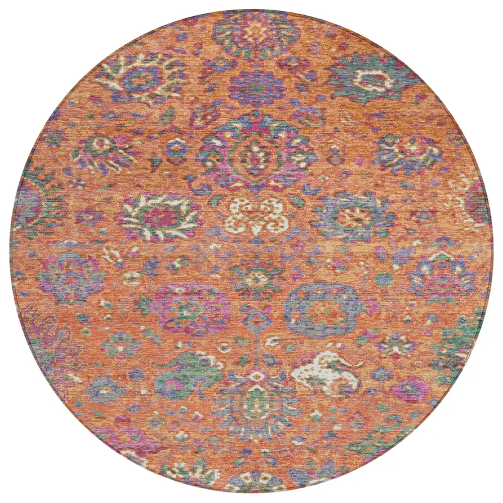 Chantille ACN2013 Orange 8' x 8' Rug