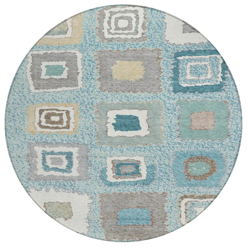 Chantille ACN2014 Teal 8' x 8' Rug