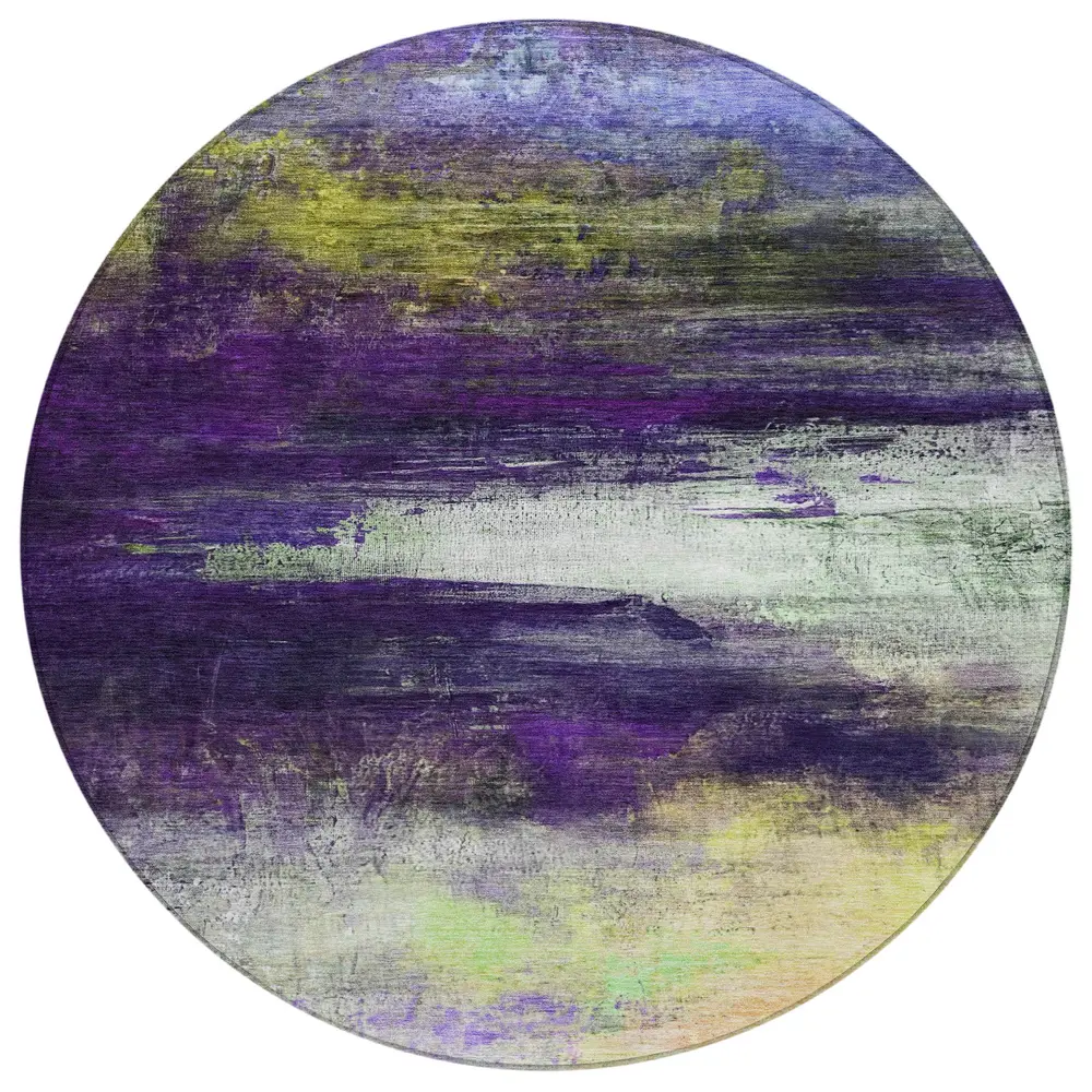 Chantille ACN2016 Purple 8' x 8' Rug