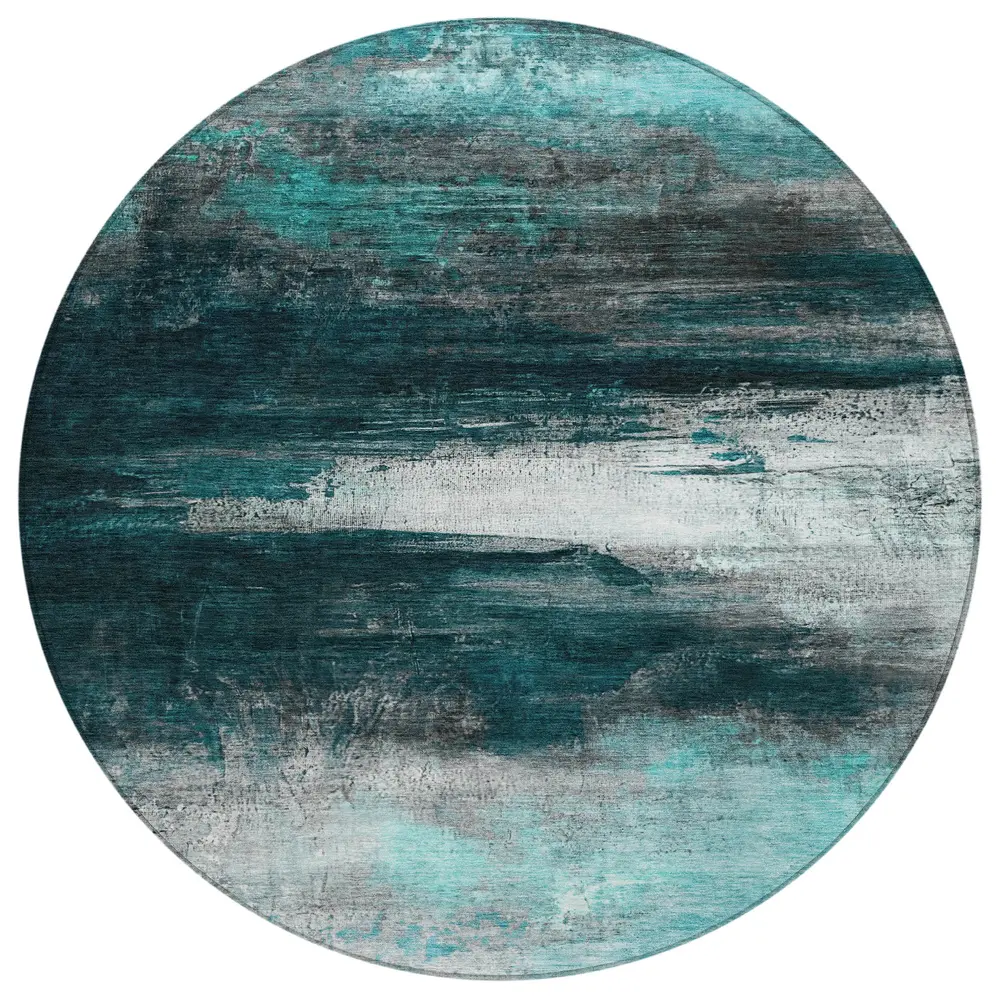 Chantille ACN2016 Teal 8' x 8' Rug