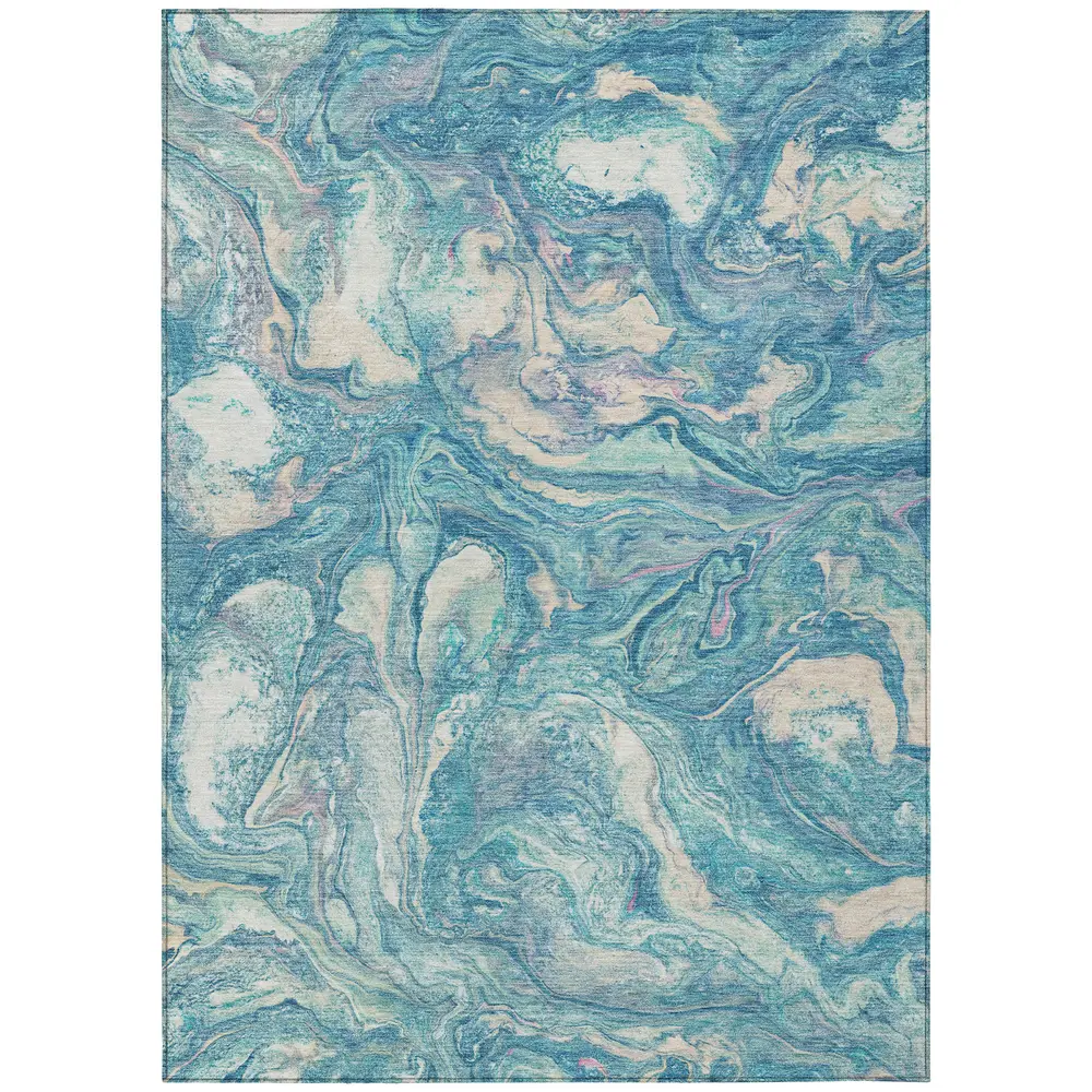 Chantille ACN2017 Teal 5' x 7'6