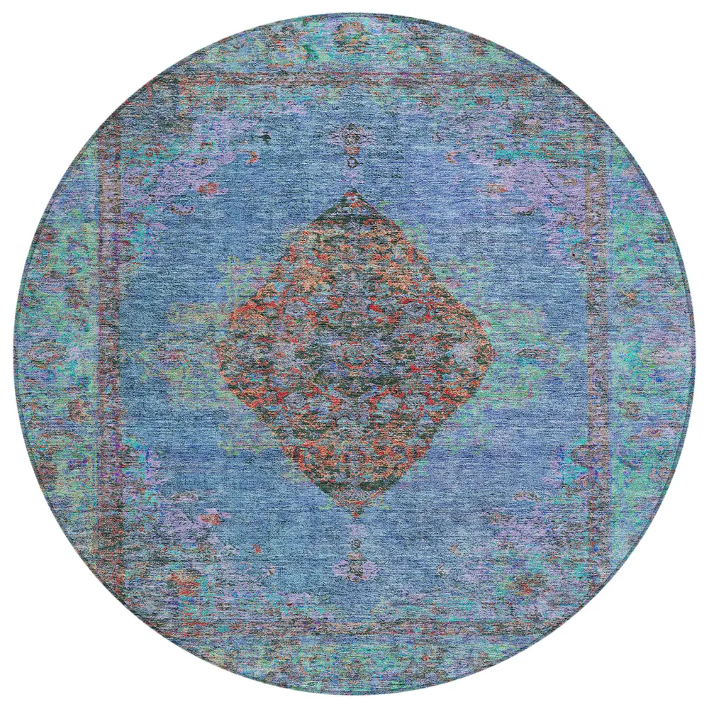 Chantille ACN2021 Blue 8' x 8' Rug