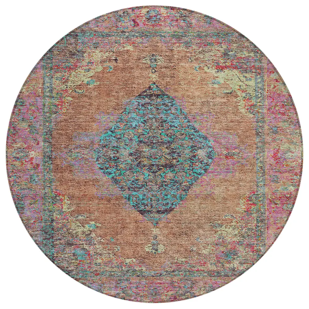 Chantille ACN2021 Orange 8' x 8' Rug